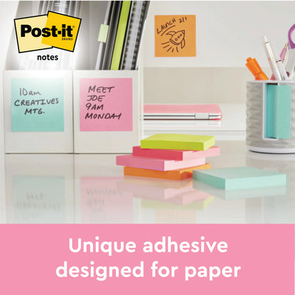 Post-it Notes Beachside Colour 76x76mm 100 Sht (Pack of 6) 7100259201