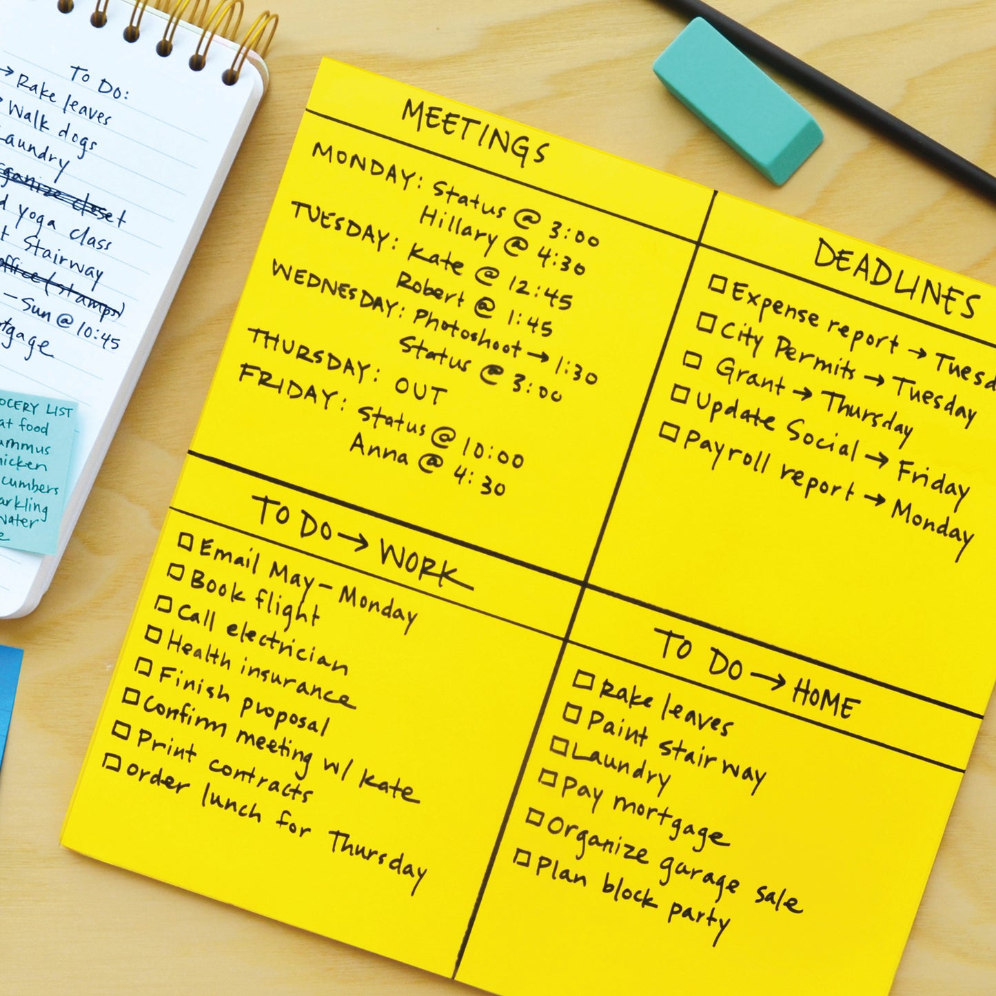 Post-it Super Sticky Big Notes 279x279mm Yellow (Pack of 30) BN11-EU