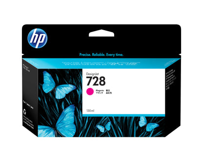 HP 728 130-ml Magenta DesignJet Ink Cartridge