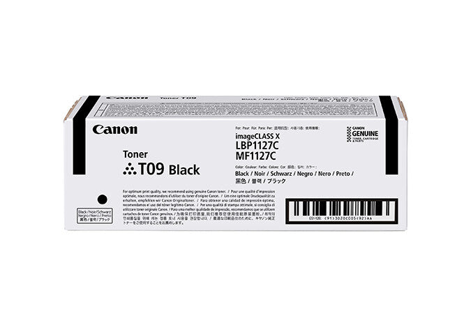 Canon TONER T09 BK toner cartridge 1 pc(s) Original Black