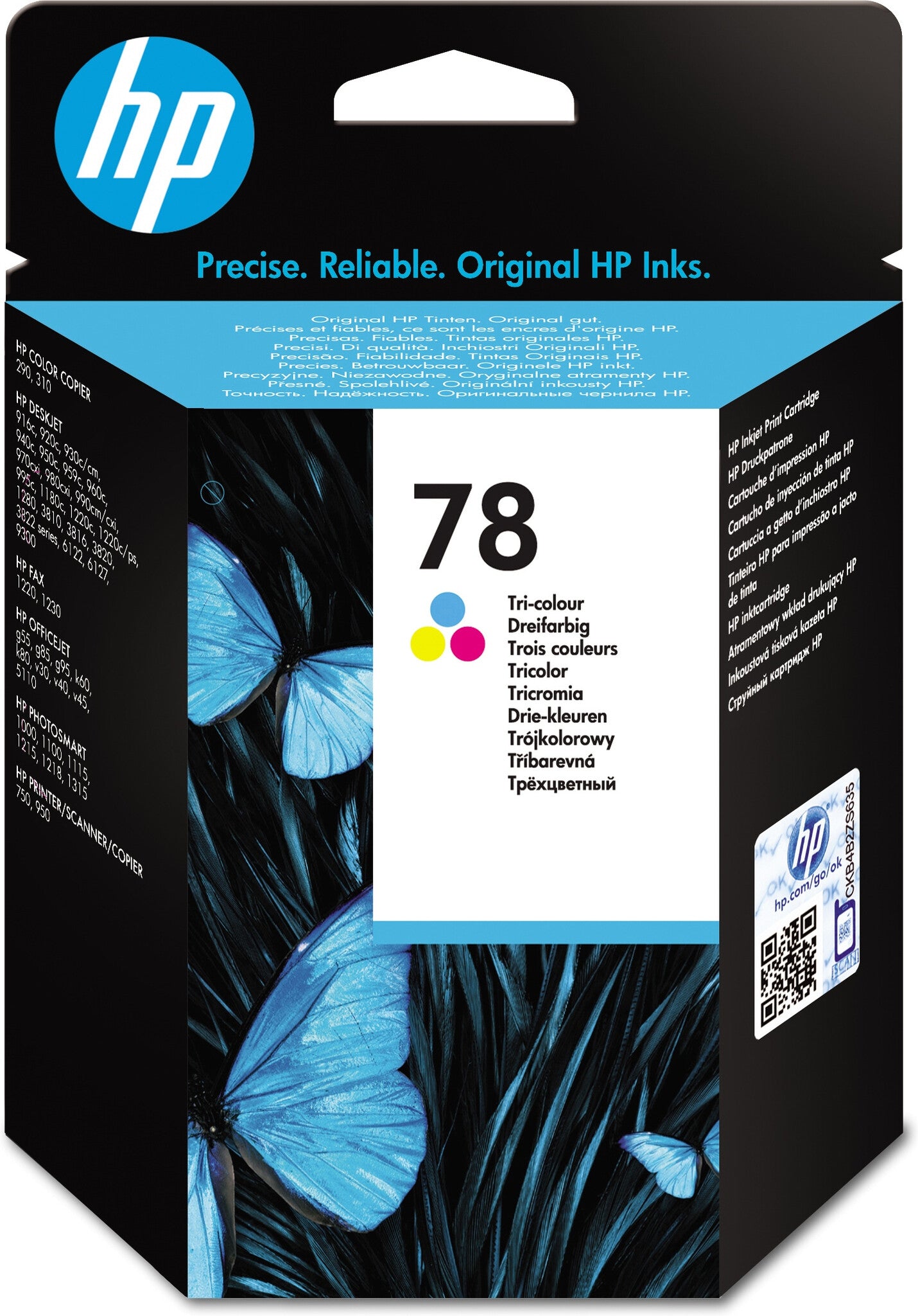 HP 78 Tri-color Original Ink Cartridge