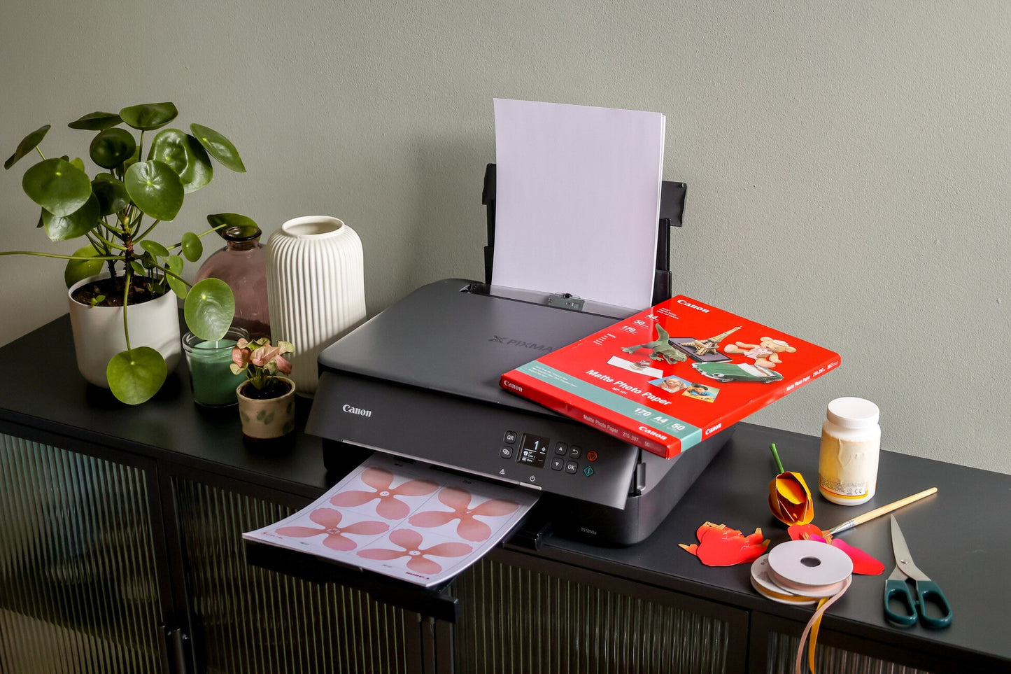 Canon PIXMA TS5350i Wireless Colour 3-in-One Inkjet Photo Printer, Black
