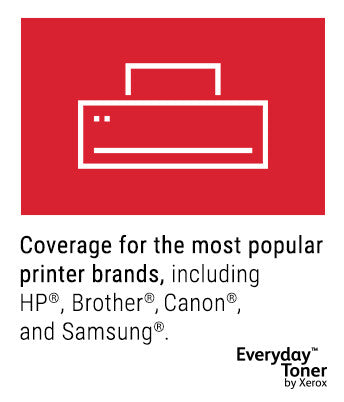 Everyday ™ Black Toner by Xerox compatible with HP 12A (Q2612A/ CRG-104/ FX-9/ CRG-103), Standard capacity
