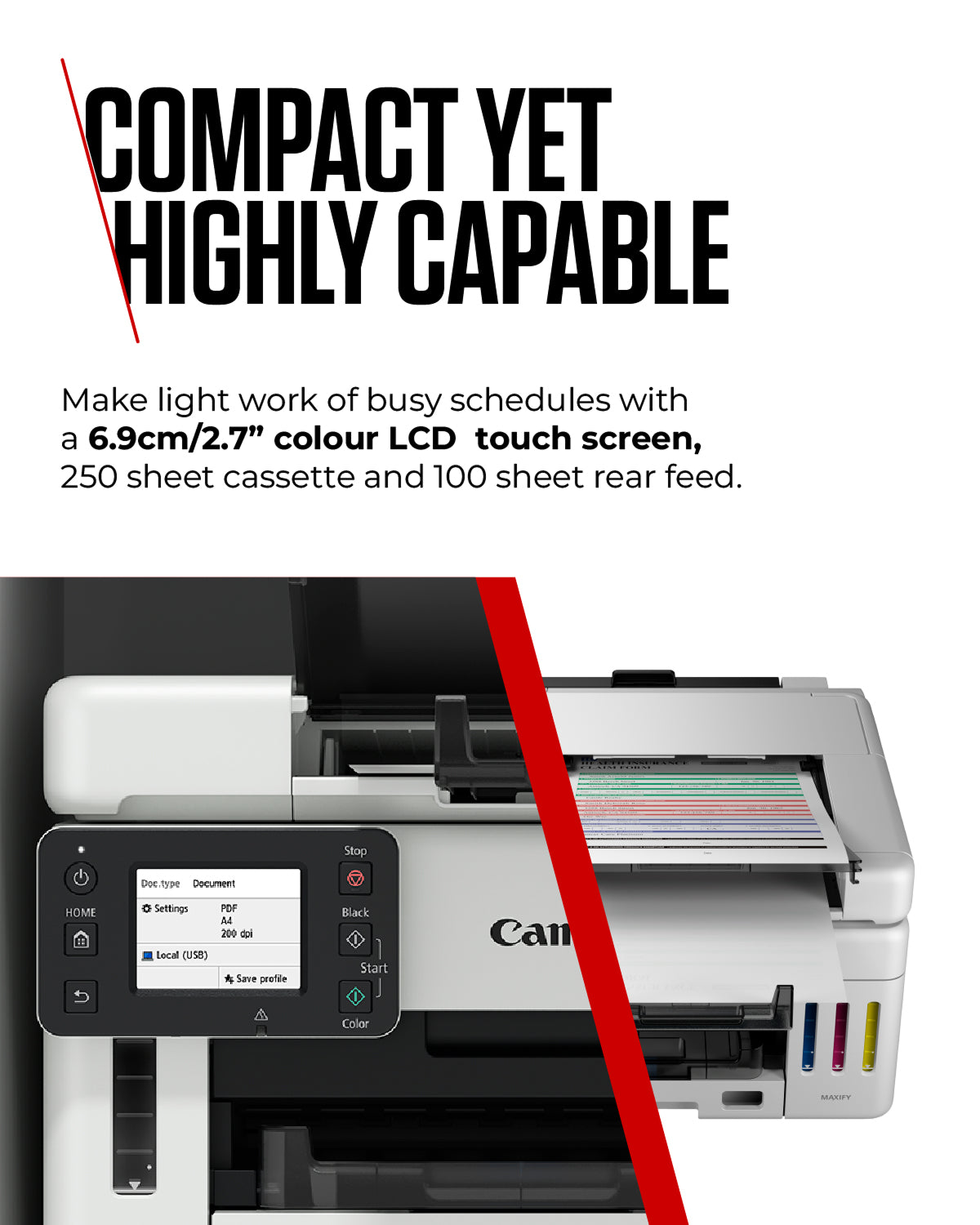 Canon MAXIFY GX6550 Inkjet A4 600 x 1200 DPI Wi-Fi