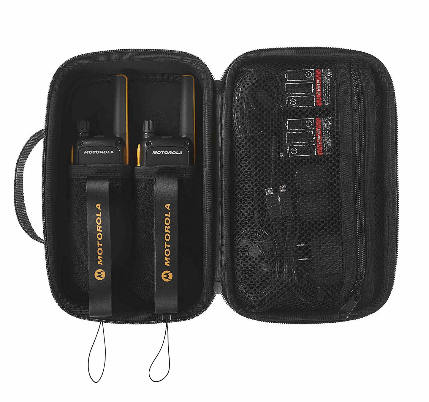 Motorola T82 Extreme Twin Pack two-way radio 16 channels Black, Orange