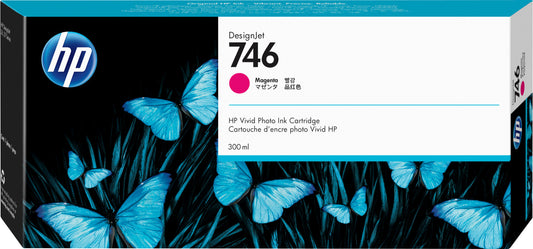 HP 746 300-ml Magenta DesignJet Ink Cartridge