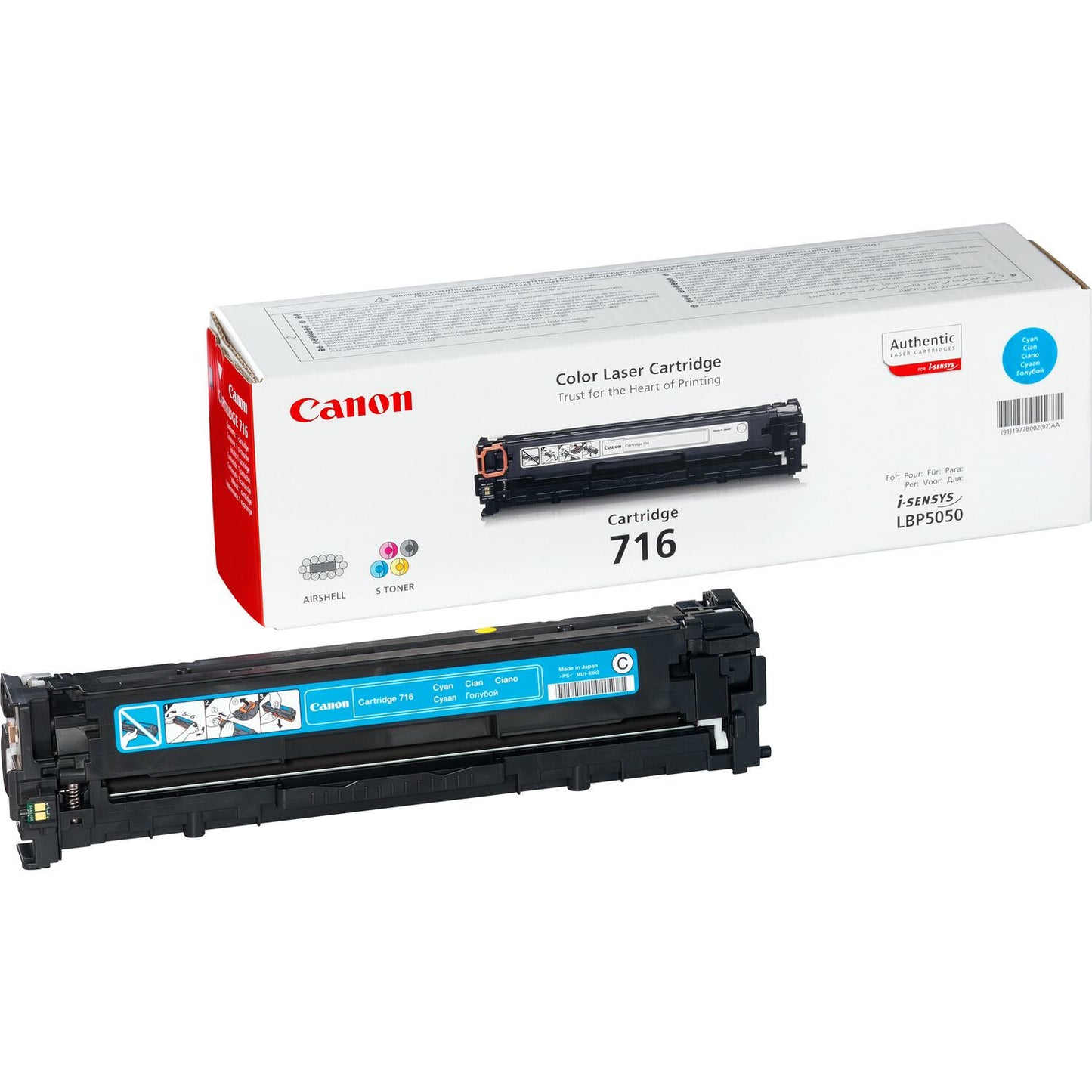 Canon 716 Cyan toner cartridge 1 pc(s) Original