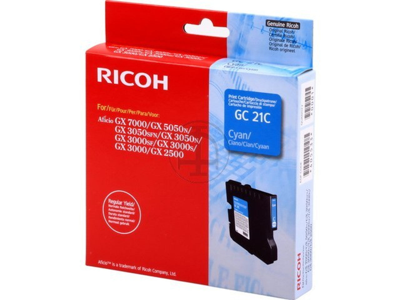 Ricoh Regular Yield Print Cartridge Cyan 1k ink cartridge 1 pc(s) Original