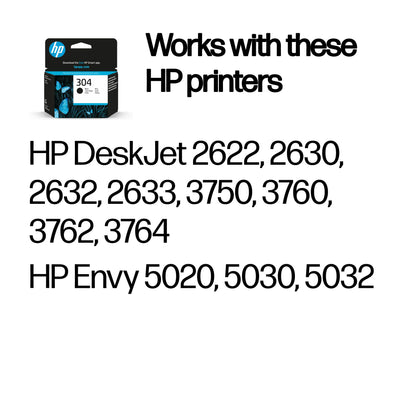 HP 304 Black Original Ink Cartridge