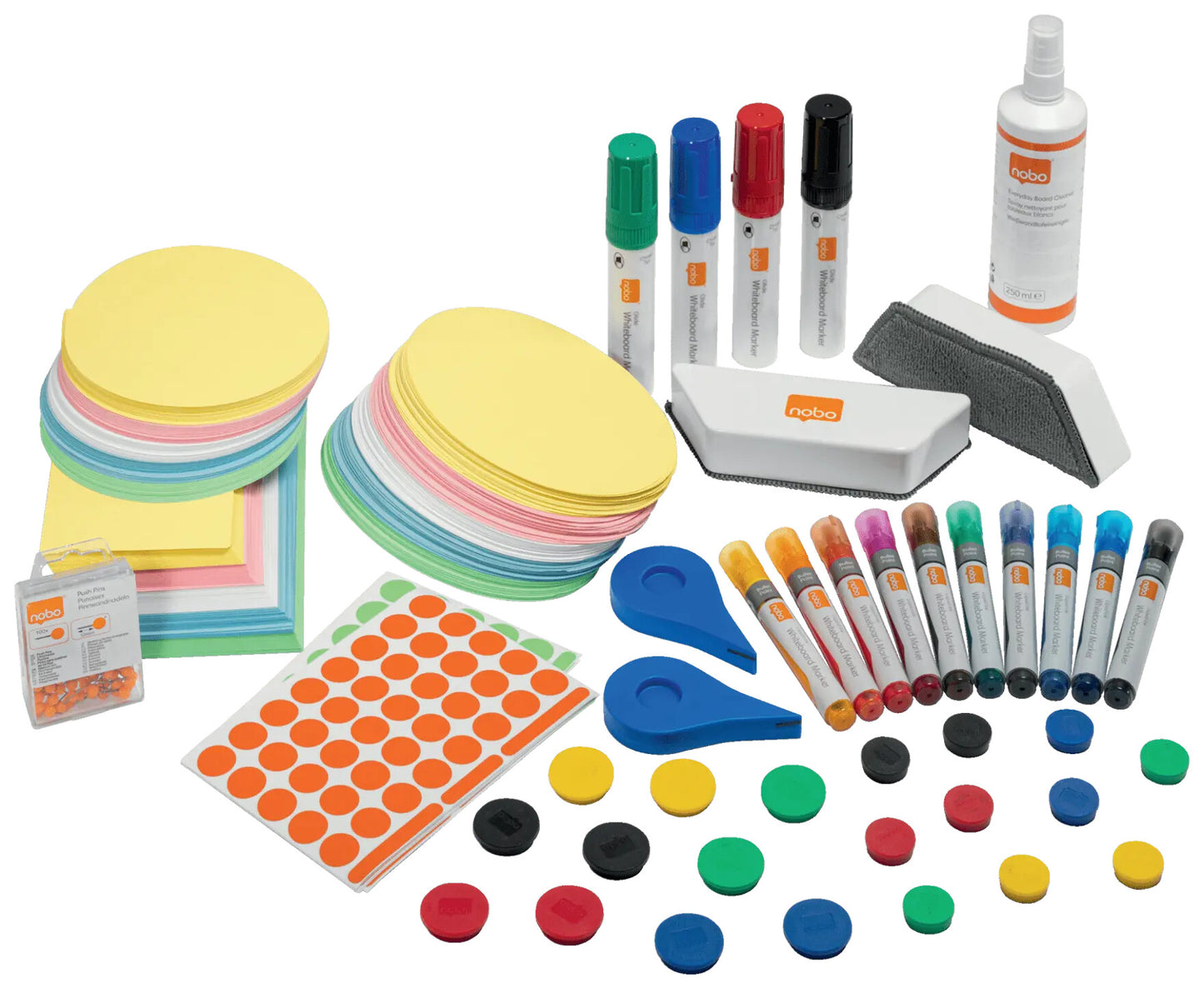 Nobo Move & Meet Mobile Collaboration System Whiteboard and Notice Board Accessory Kit