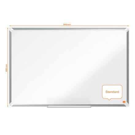Nobo Premium Plus Steel Magnetic Whiteboard 900x600mm