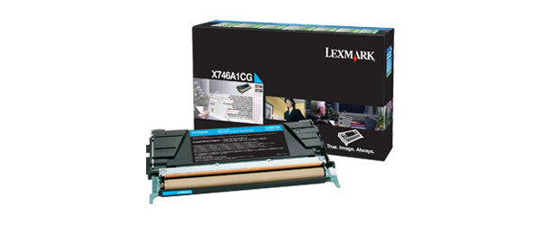 Lexmark X746A1CG toner cartridge 1 pc(s) Original Cyan