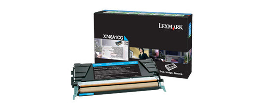 Lexmark X746A1CG toner cartridge 1 pc(s) Original Cyan