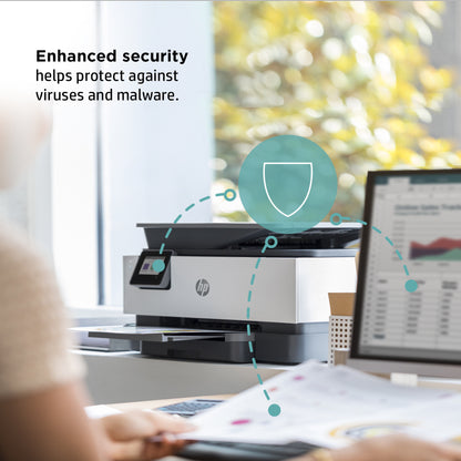 HP OfficeJet Pro 9010e Wireless All-in-One Color Printer, Instant Ink; Two-sided printing