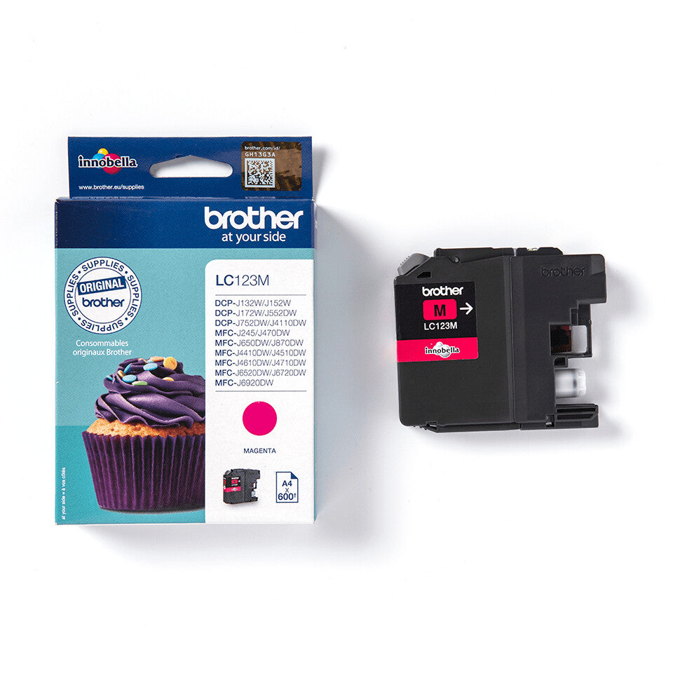 Brother LC123M ink cartridge 1 pc(s) Original Magenta