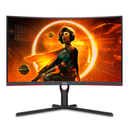 AOC CQ32G3SU/BK computer monitor 80 cm (31.5") 2560 x 1440 pixels Quad HD LED Black, Red