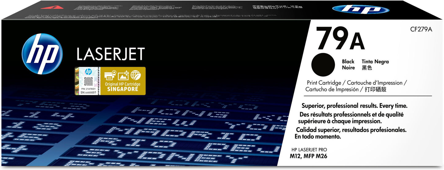 HP 79A Black Original LaserJet Toner Cartridge
