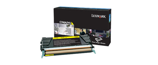 Lexmark C746A2YG toner cartridge 1 pc(s) Original Yellow