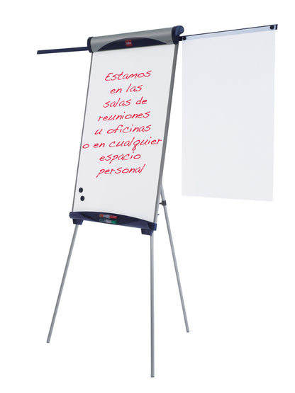Nobo Impression Pro Tripod Steel Magnetic Whiteboard Easel with Extended Display Arms