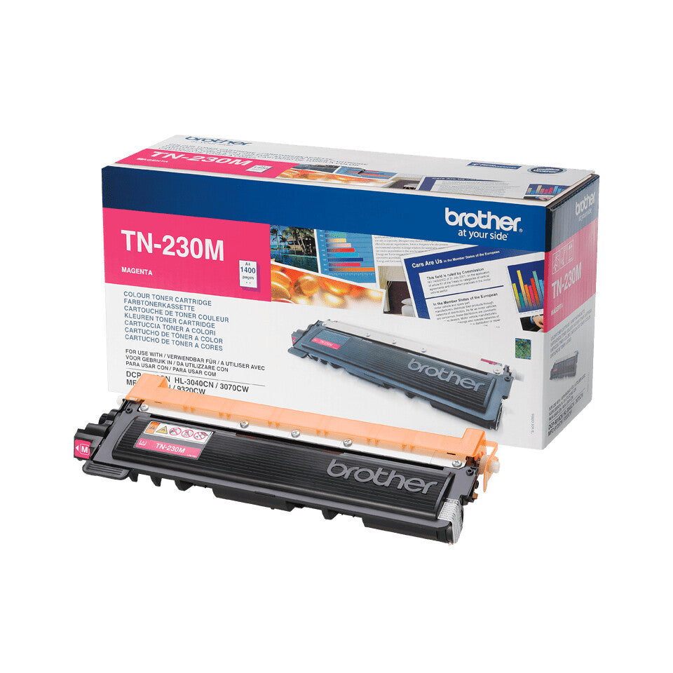 Brother TN-230M toner cartridge 1 pc(s) Original Magenta Yield 1,400 pages @ 5% coverage