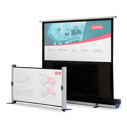 Nobo Floor Standing Portable Projector Screen 1590x1200mm