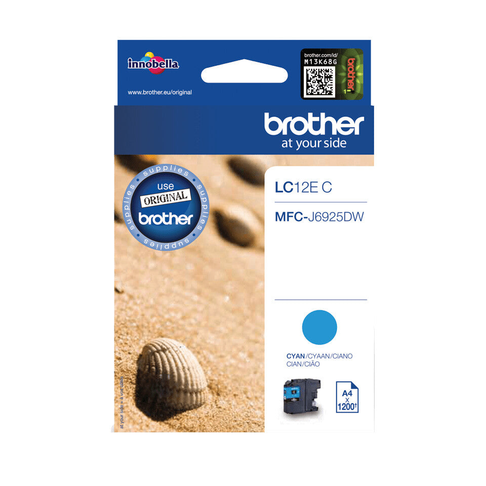 Brother LC12EC ink cartridge 1 pc(s) Original Cyan