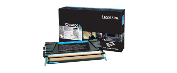 Lexmark C746A2CG toner cartridge 1 pc(s) Original Cyan