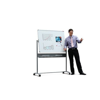 Nobo Impression Pro Enamel Magnetic Mobile Whiteboard 1500x1200mm