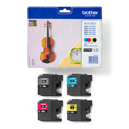 Brother LC127XLVALBP ink cartridge 4 pc(s) Original Black, Cyan, Magenta, Yellow