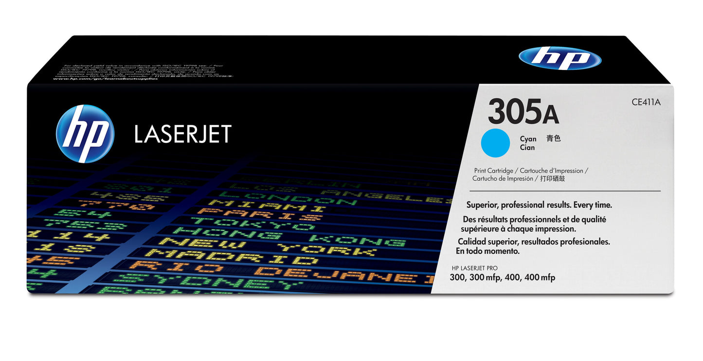 HP 305A Cyan Original LaserJet Toner Cartridge