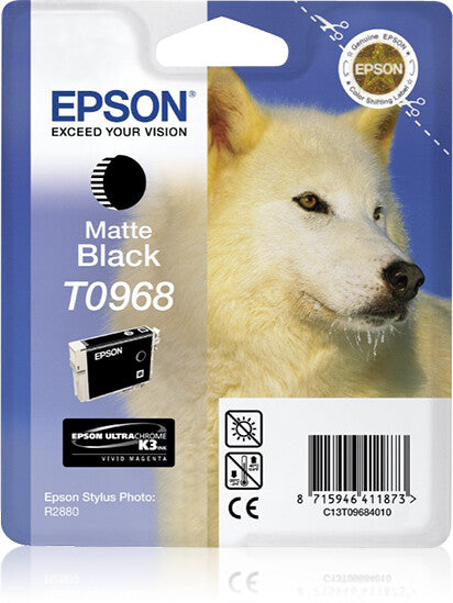 Epson Husky Singlepack Matte Black T0968