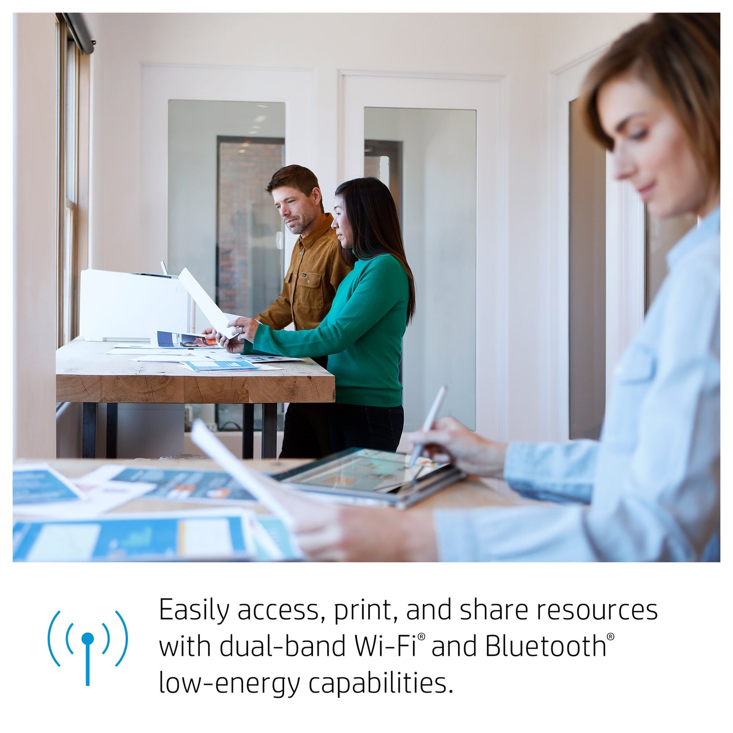 HP Color LaserJet Pro M454dn, Print, Two-sided printing