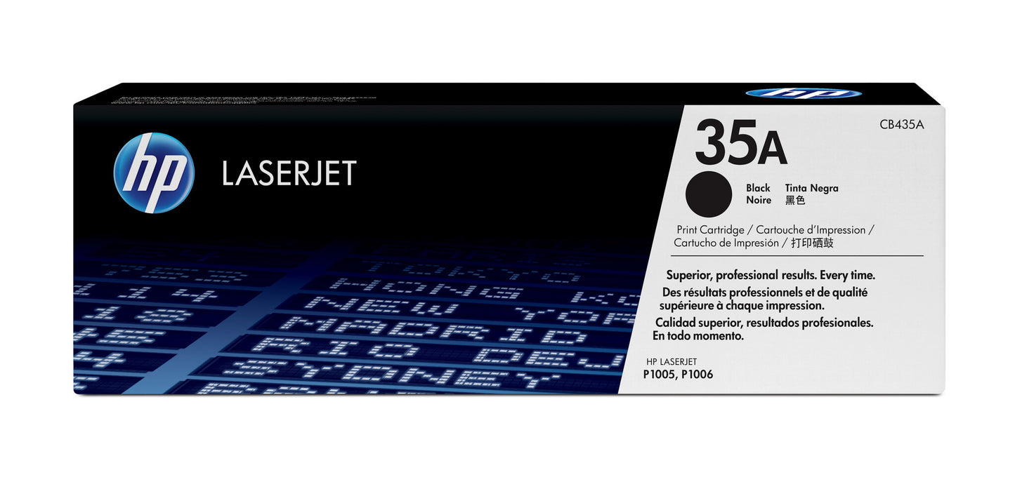 HP 35A Black Original LaserJet Toner Cartridge