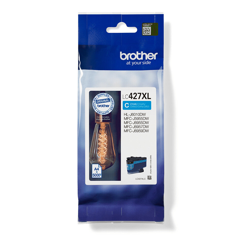 Brother LC427XLC ink cartridge 1 pc(s) Original Cyan