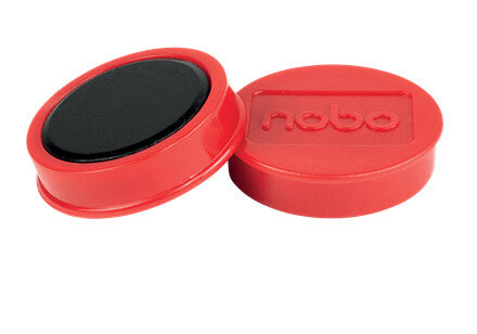 Nobo Magnetic Whiteboard Magnets 10 pack 38mm Coloured Magnets