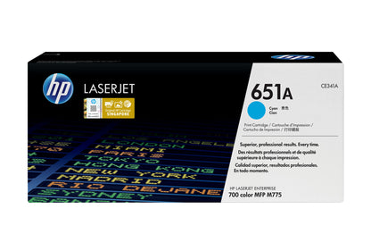 HP 651A Cyan Original LaserJet Toner Cartridge