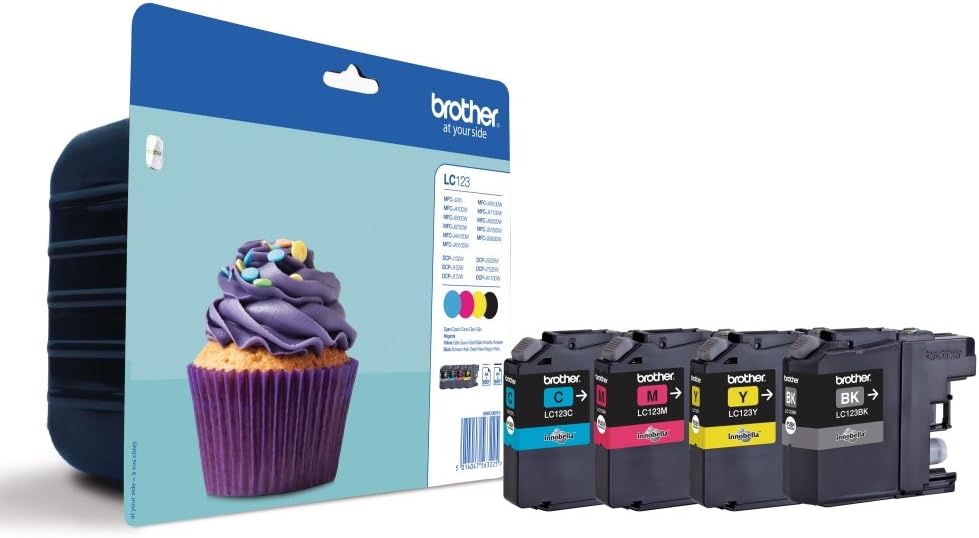 KODAK COMPAT BROTHER LC123 Multipack BLACK/CYAN/MAGENTA/YELLOW