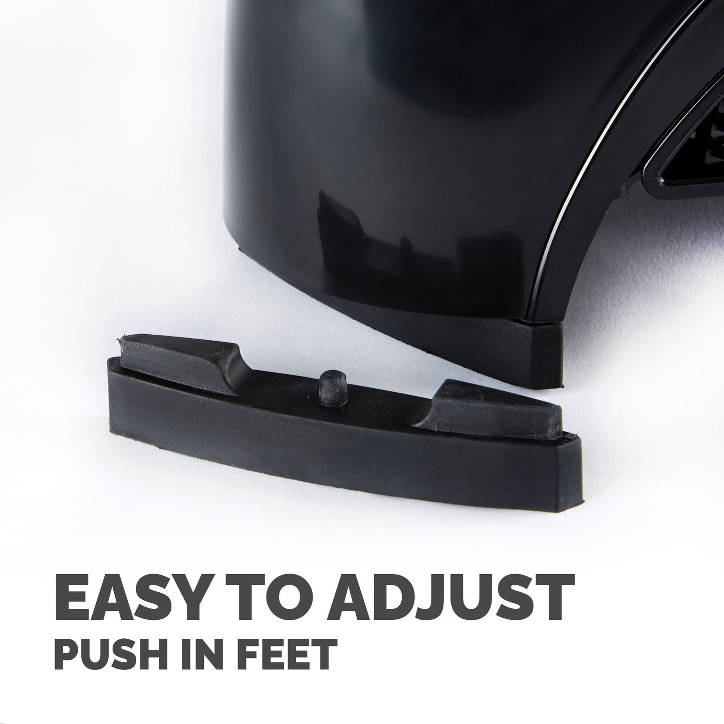 Fellowes Computer Monitor Stand with 3 Height Adjustments - Smart Suites Monitor Riser Plus with Storage Area - Ergonomic Adjustable Monitor Stand for Computers - Max Weight 10KG/Max Size 21" - Black