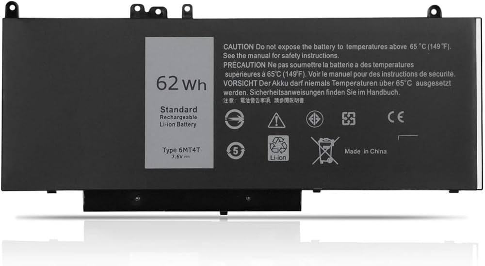 DELL LATITUDE E5570 E5470 4 CELL 62WHR LITHIUM ION BATTERY, 7V69Y