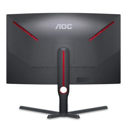 AOC CQ32G3SU/BK computer monitor 80 cm (31.5") 2560 x 1440 pixels Quad HD LED Black, Red