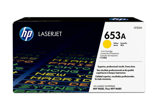 HP 653A Yellow Original LaserJet Toner Cartridge