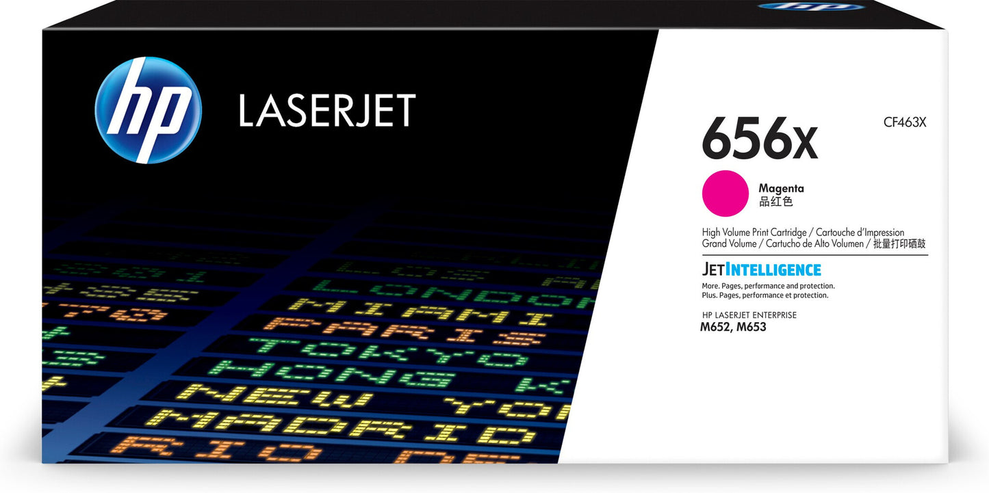 HP 656X High Yield Magenta Original LaserJet Toner Cartridge