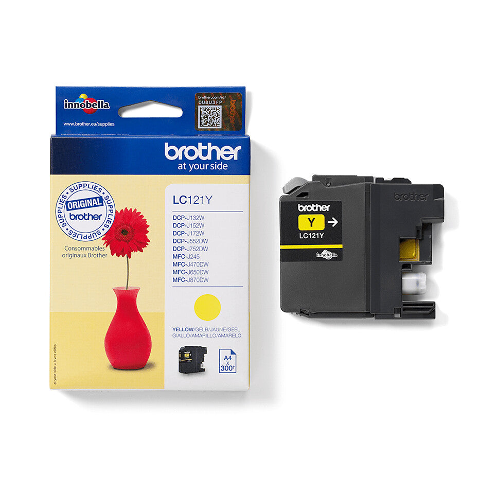 Brother LC121Y ink cartridge 1 pc(s) Original Yellow