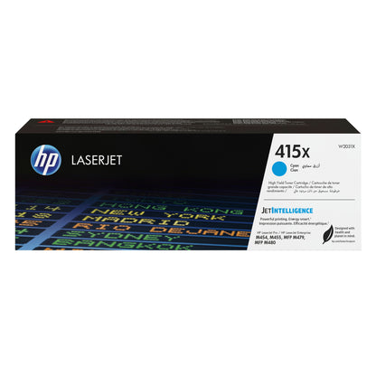 HP 415X High Yield Cyan Original LaserJet Toner Cartridge