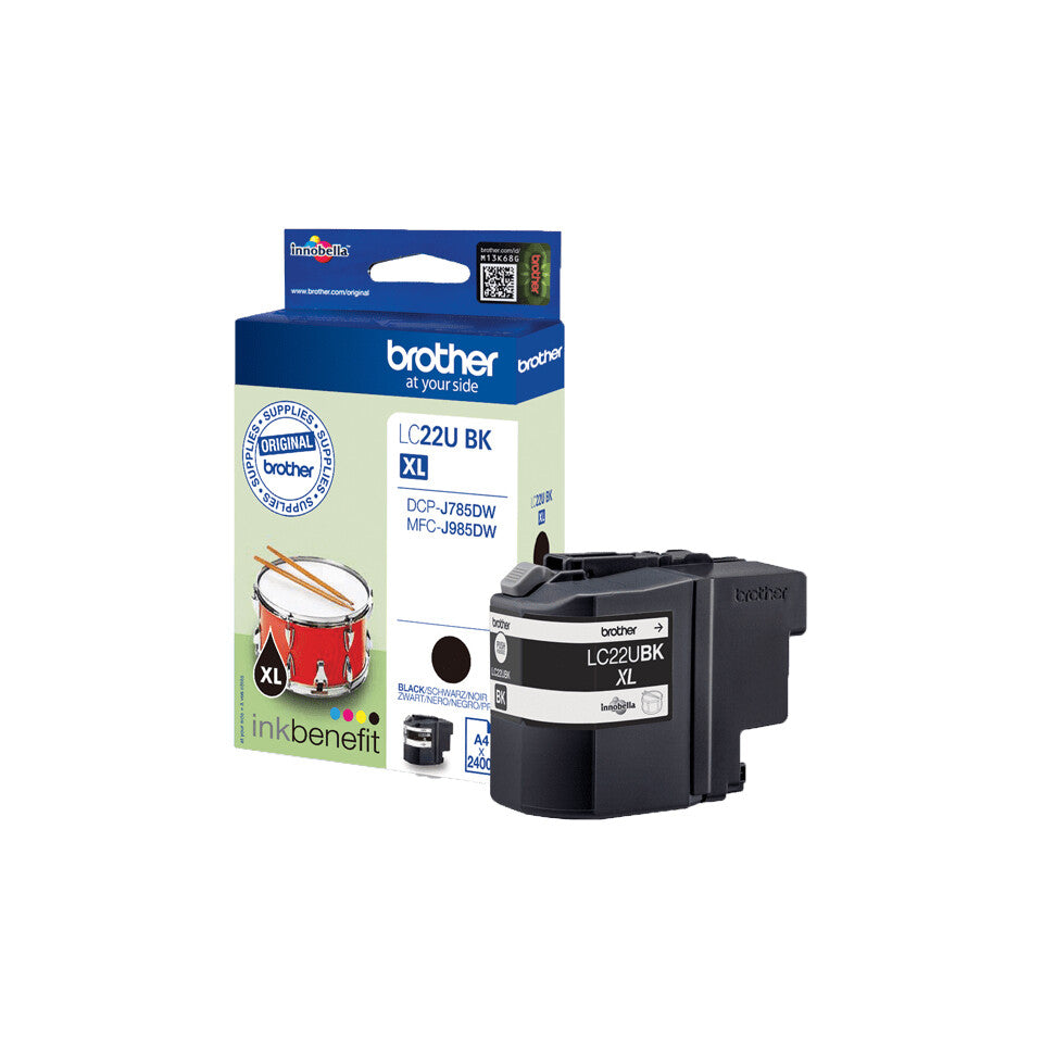 Brother LC22UBK ink cartridge 1 pc(s) Original Black