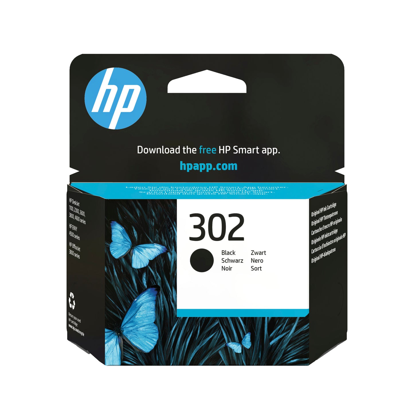 HP 302 Black Original Ink Cartridge