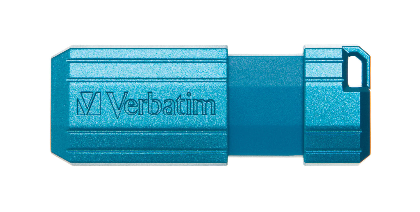 Verbatim PinStripe - USB Drive 32 GB - Caribbean Bluee