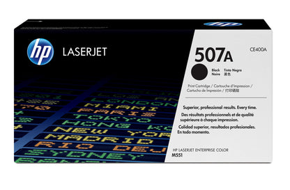 HP 507A Black Original LaserJet Toner Cartridge