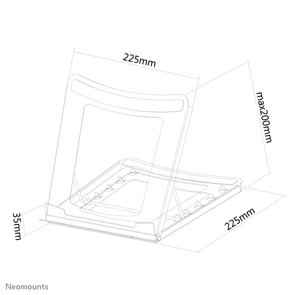 Neomounts foldable laptop stand