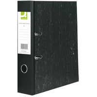 Q-Connect Lever Arch File A4 Black (Pack of 10) KF20001
